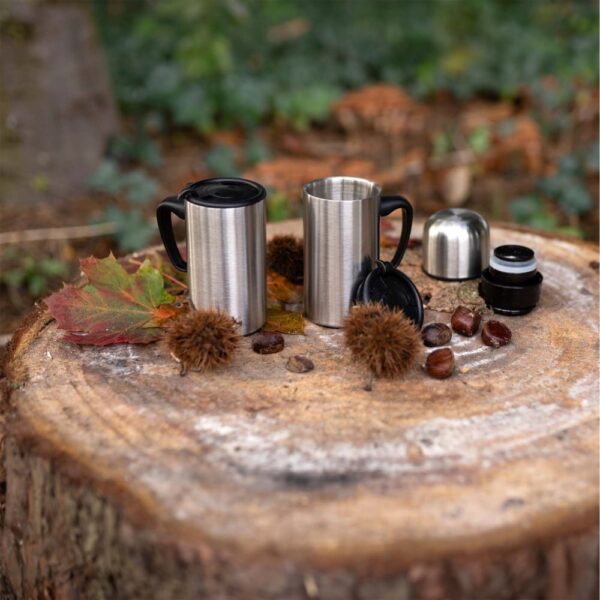 Gegraveerde thermos set