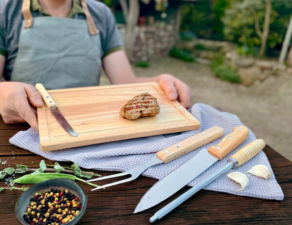 Grill-Schneidebrett mit Gravur – Perfekt für stilvolles Grillen